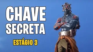 CHAVE SECRETA 2 DA SKIN SECRETA O PRISIONEIRO ESTILO ESTAGIO 3 LOCALIZAÇÃO - Fortnite