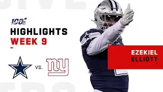 Ezekiel Elliott Bulldozes His Way to 139 Yds | NFL 2019 Highlights