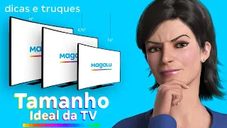 Tv no quarto? Na sala? Descubra o tamanho ideal para cada cômodo da sua casa! | Canal da Lu - Magalu