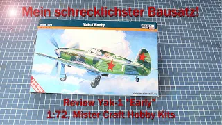 Mein schrecklichster Bausatz - Review Yak 1