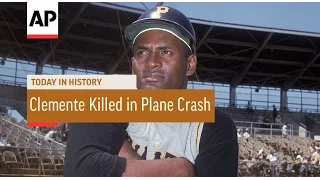 Roberto Clemente Killed in Plane Crash - 1972 | Today in History | 31 Dec 16