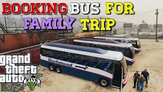 BOOKING BUS FOR FAMILY TRIP Gta V mods