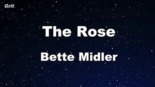 The Rose - Bette Midler Karaoke 【No Guide Melody】 Instrumental