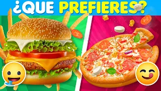 Pizza o Hamburguesa 🍕🤔🍔¿Qué Comida Prefieres? - Quiz Tv