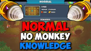 BTD6 Dreadbloon Normal Tutorial || No Monkey Knowledge || on Logs