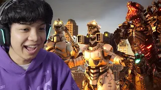 React EVOLUTION of MECHAGODZILLA! Ini Keren Banget Sih~