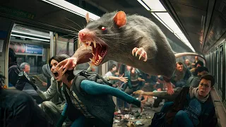 تهاجم مجموعات الفئران المتحولة البشر في القطار مما قد يتسبب في نهاية العالم