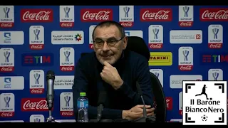 Conferenza Stampa postpartita di Sarri Juventus Lazio 1 3 Supercoppa Italiana ArabiaSaudita