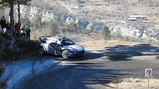 Rallye Monte Carlo 2022   Day 2   Show & Mistakes