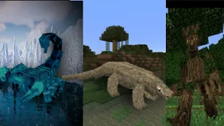 Minecraft PE Mo'Creatures Bedrock Addon MCPE Mod Showcase