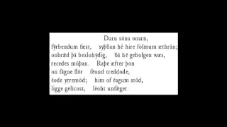 Beowulf Reading in Old English.wmv