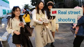 Real shot of beautiful women in Shenzhen, China 中國深圳美女街頭實拍