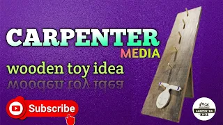 Carpenter media wooden toy idea