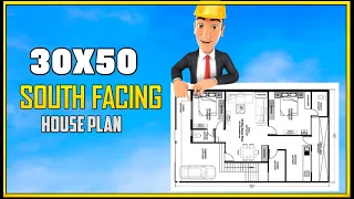 30x50 south facing house plan|30x50 south facing house plan with vastu