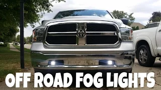 How To Install Off Road Fog Lights 2015 Ram