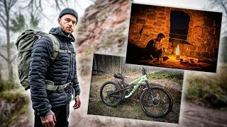 24H Solo-Abenteuer im Pfälzerwald mit Mountainbike & Overnighter in Burgruine