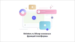 Обзор основных функций платформы для создания создания онлайн школ Meleton ru.
