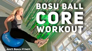 Bosu Ball Core Workout at Home - 19 Minutes of Bosu Ball Exercises for Your Abs