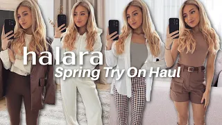 HALARA SPRING TRY ON HAUL & HOW TO STYLE SPRING TRENDS AD