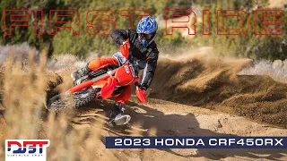 2023 Honda CRF450RX First Riding Impression | Dirt Bike Test