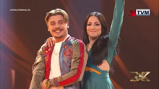 Hey Now by Owen Leuellen and Ira Losco at X Factor Malta