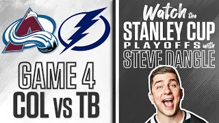 Watch Stanley Cup Final Game 4 | Colorado Avalanche vs. Tampa Bay Lightning LIVE w/ Steve Dangle