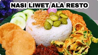 RESEP NASI LIWET DARI PEMILIK RESTO | COCOK UNTUK JUALAN | IDE NASI KOTAK | RASANYA MAKNYUS