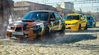 ВСЕ ОФИГЕЛИ! Боевые SUBARU WRX STI  против  ЗЛЫХ AUDI , SKODA и VW Golf R