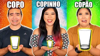 COPO, COPINHO OU COPÃO - Desafio | Blog das irmãs