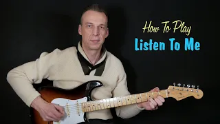 How To Play Listen To Me by Buddy Holly - Solo Lesson