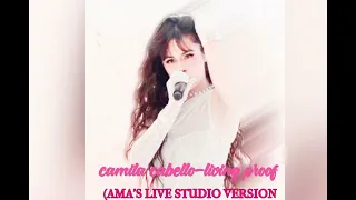 camila cabello living proof AMAS (LIVE STUDIO VERSION