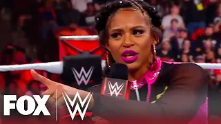 Becky Lynch and Bianca Belair meet before WrestleMania | MONDAY NIGHT RAW | WWE on FOX