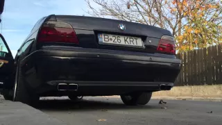 BMW e38 3.0d exhaust sound evacuare directa