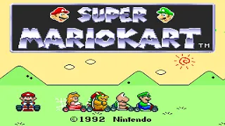 Super Mario Kart Longplay - Full Playthrough on Super Nintendo (Super NES / SNES)