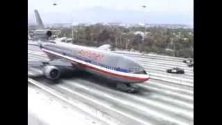 Plane Crash Landing On Highway