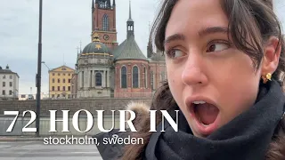 bella spends 72 hours in Sweden | hostel life, architecture, and glitter shots