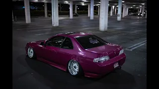 Bagged Honda Prelude gets a new exhaust!