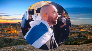 Omer Adam sings hatikva at march for israel in Washington 2023