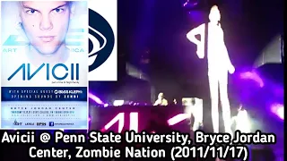 Avicii @ Penn State University Park, Bryce Jordan Center, Zombie Nation, United States (2011/11/17)