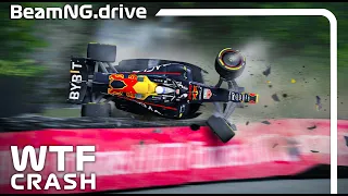 WTF CRASHES #1 | BeamNG.drive | F1 MOD