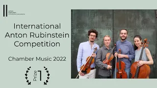 Chamber Music 2022, Prize 1: Fabrik Quartet, Germany - International Anton Rubinstein Competition