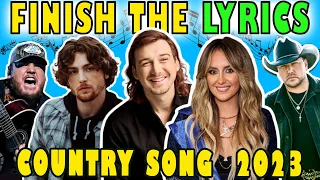 Finish The Lyrics Country Edition 2023 | Country Music Quiz 🎶 | Lyrics Challenge 🤠