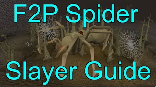 F2P Spider Slayer Task Guide + GP Method For HCIM/IM Accounts