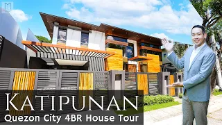 House Tour QC67 • "An EXTRAORDINARY Family Home!" • Katipunan Quezon City 4BR House and Lot for Sale