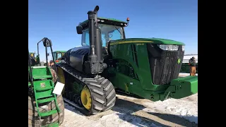 2016 John Deere 9570RT with 807 Hours Sold Today on Illinois Auction