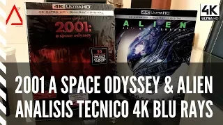 2001 A Space Odyssey 4K y Alien 40th Aniversario Análisis Técnico