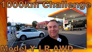 Tesla Model Y LR AWD 1000km Challenge🎯wird er den Ioniq 5 unterbieten können🤔? Zusammenfassung🎬