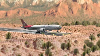 DON'T Overrun At Sedona Airport - Big Airliners On Short Runway