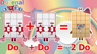 LEARN ADDITION FROM DO TO ONE GROSS DOZENAL BLOCKS AND NUMBERBLOCKS COUNTING
