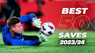 Best 50 Goalkeeper Saves 2023/24 | HD #18